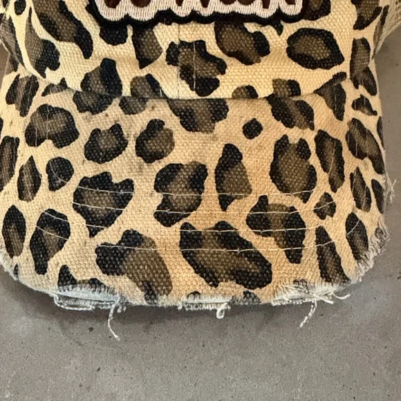 NWOT Leopard Print Mesh Trucker Hat - Tan & Black - Picture 4 of 4